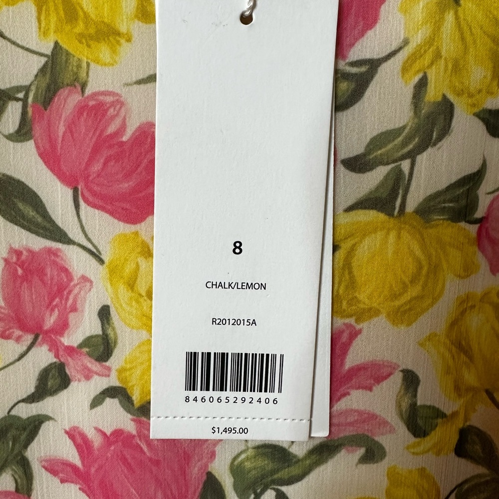 NWT JASON WU Floral Pleated Dress - Picture 2 of 5